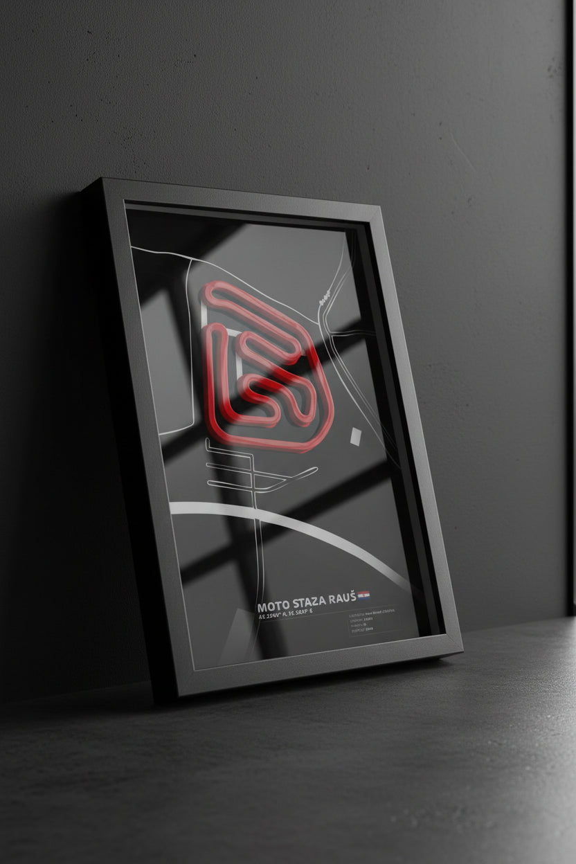 Custom 3D Race Track Wall Art