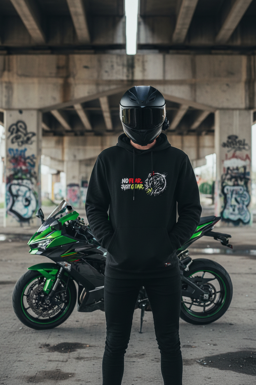 No Fear Just Gear Hoodie