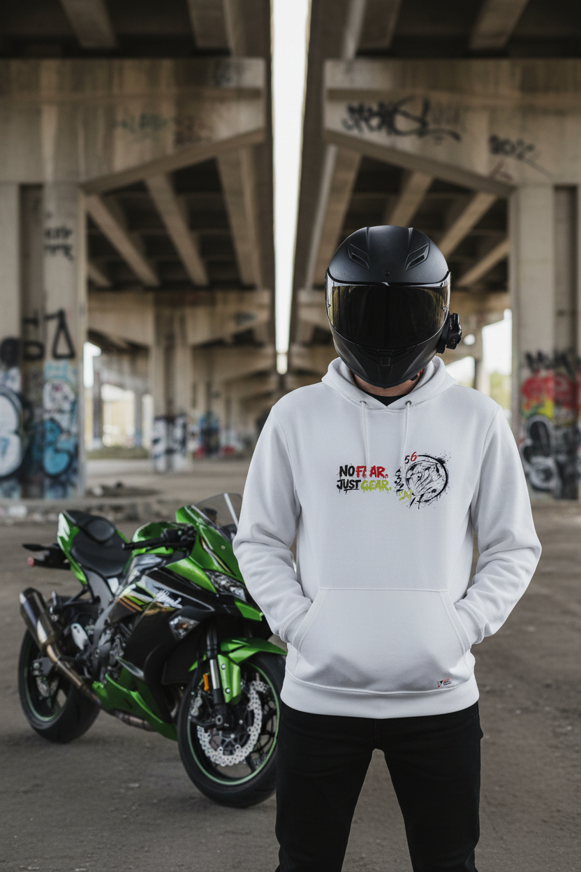 No Fear Just Gear Hoodie