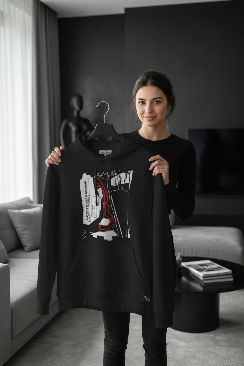Custom Race Track Hoodie