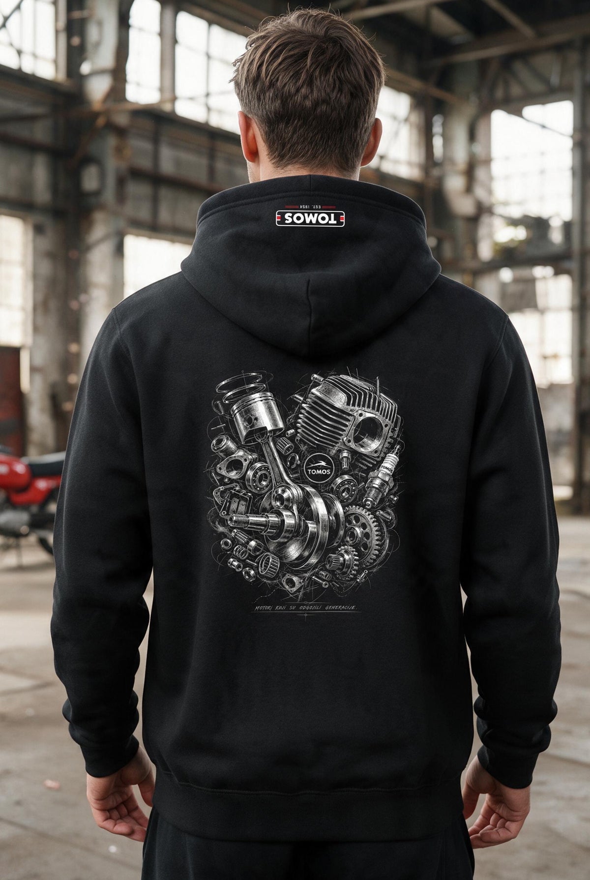 Tomos Engine Hoodie