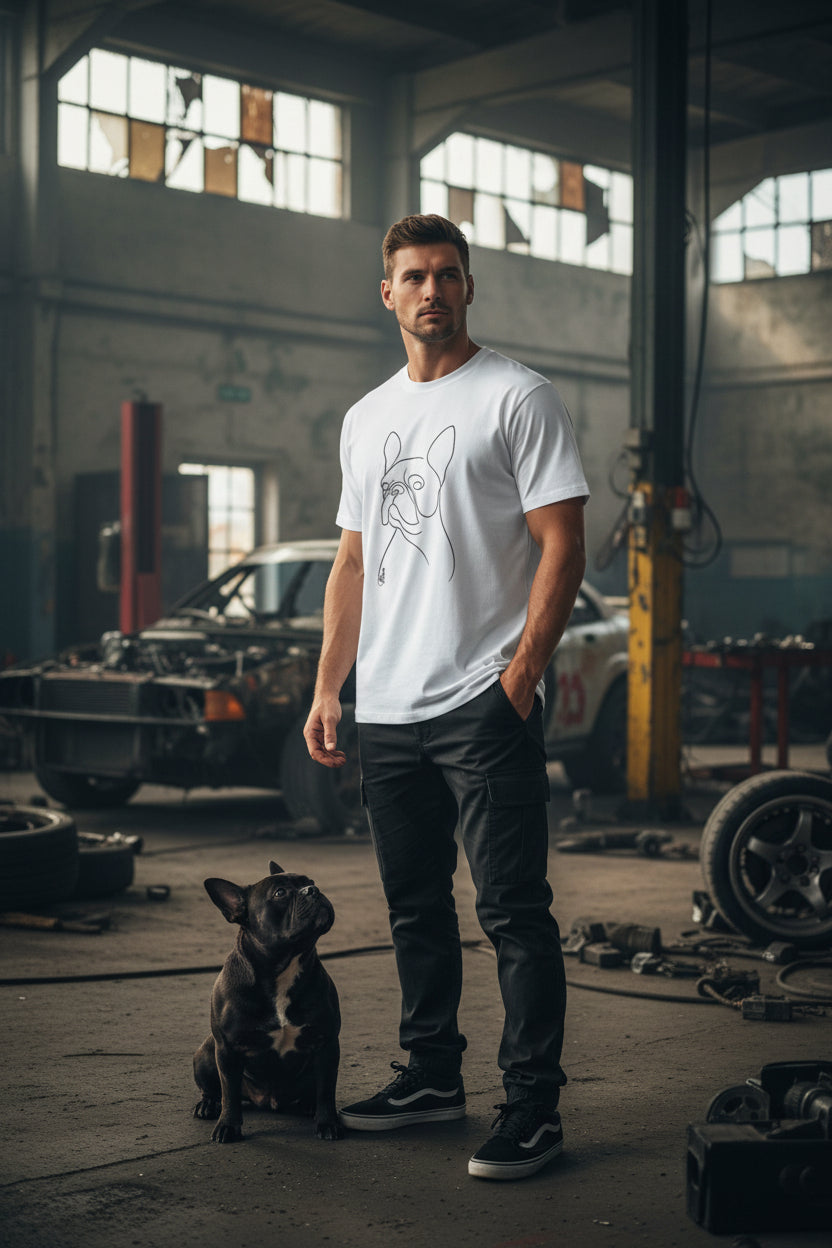 Line Art Pet T-Shirt - Custom