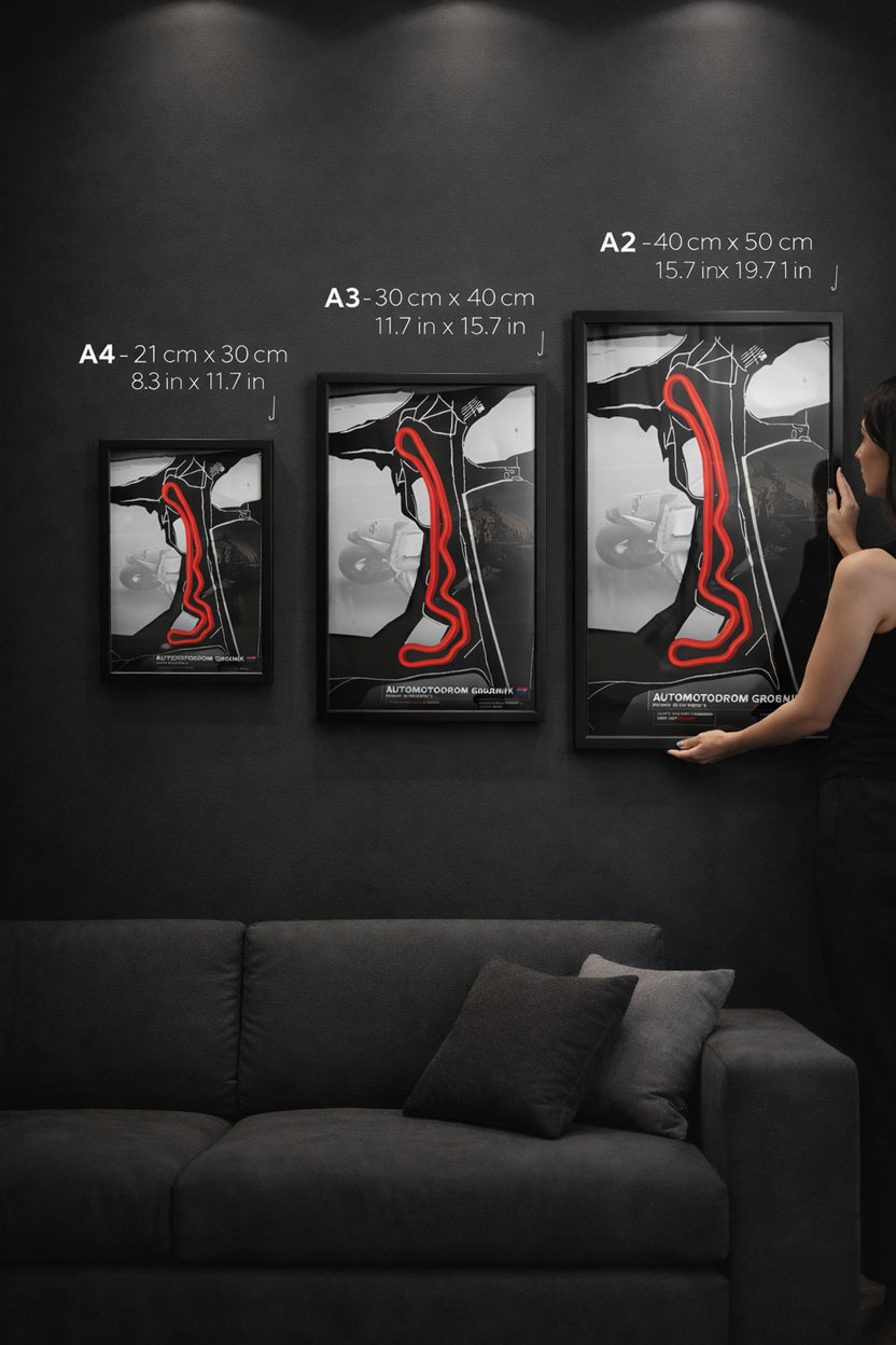 Custom 3D Racing Track Wall Art