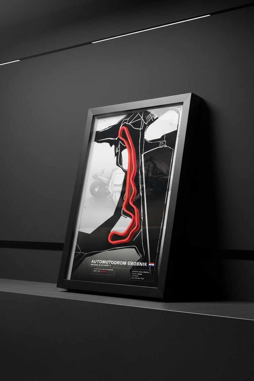 Custom 3D Racing Track Wall Art