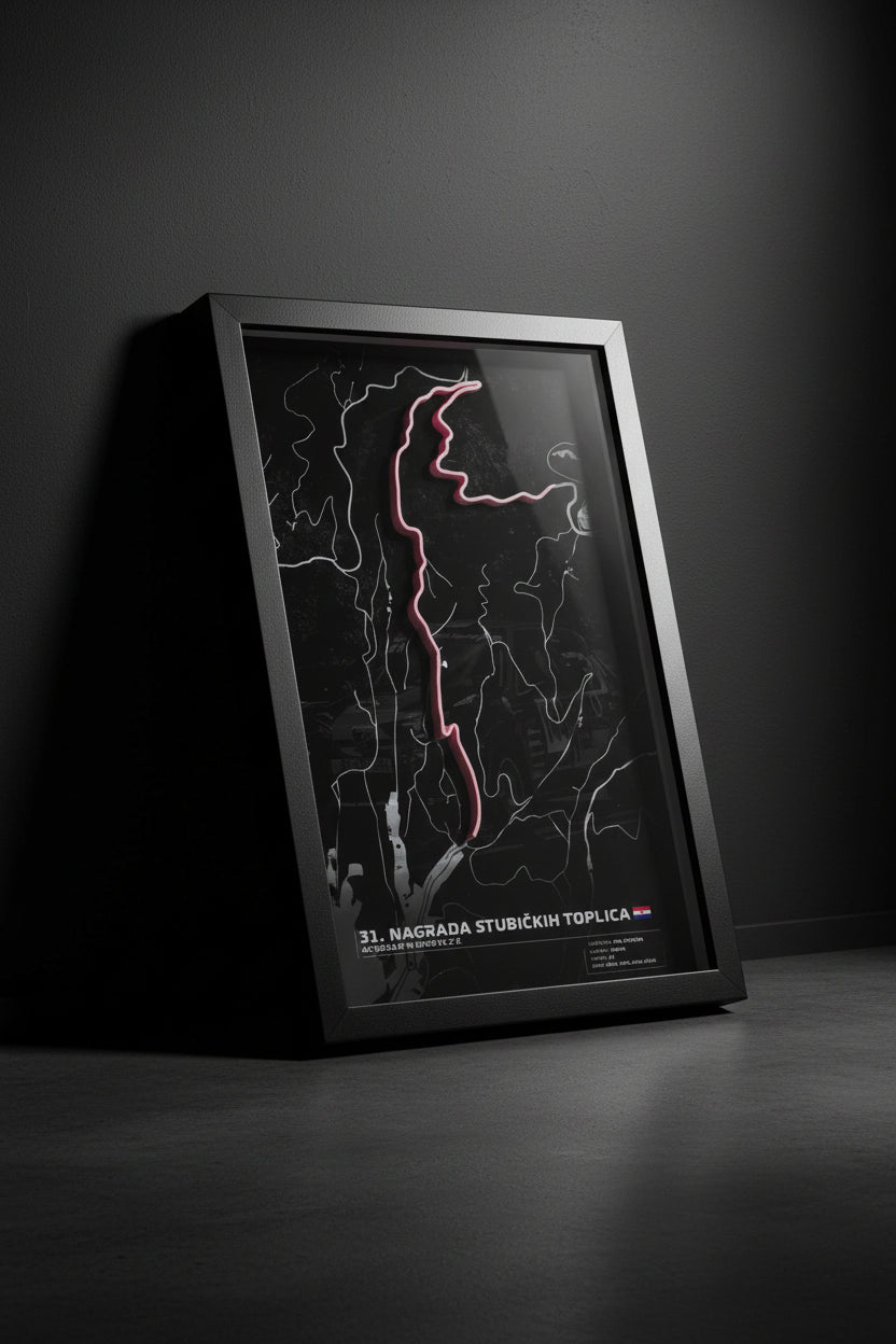 Custom 3D Race Track Wall Art