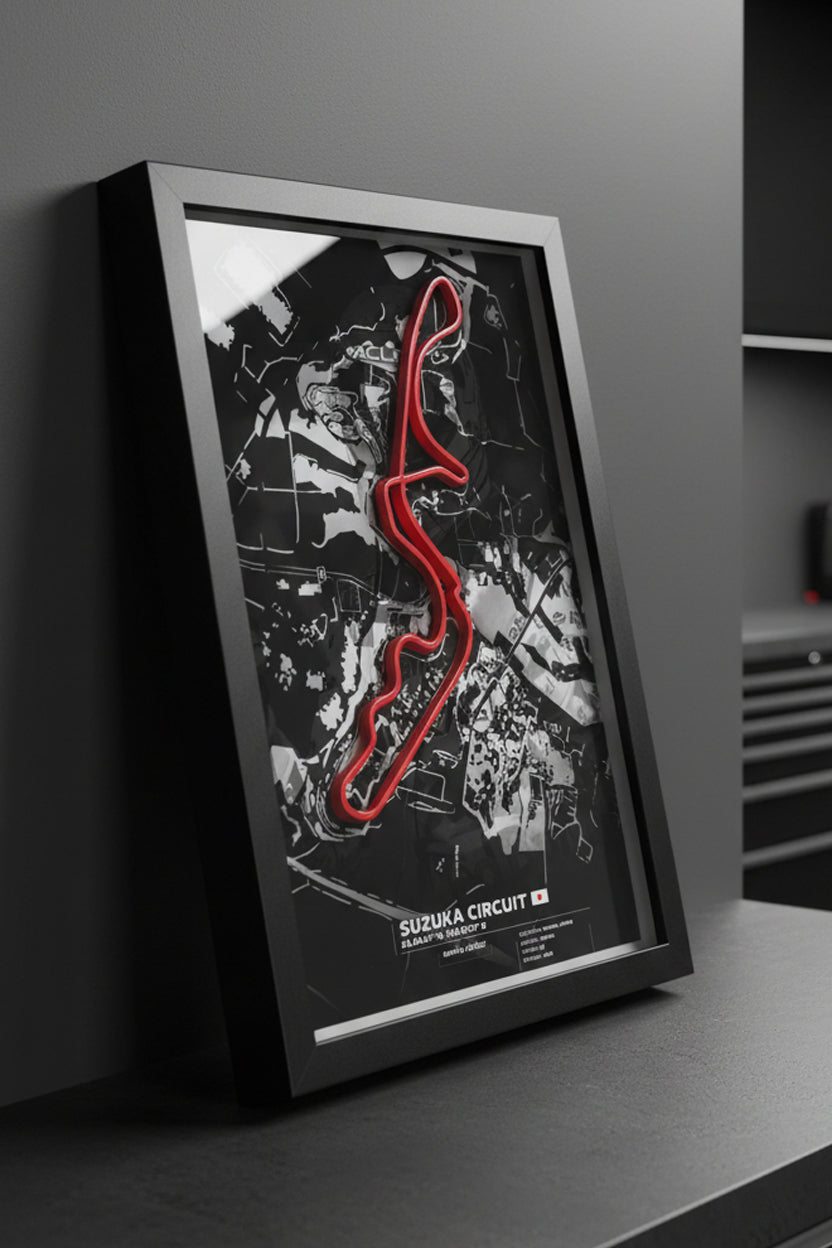 Custom 3D Race Track Wall Art