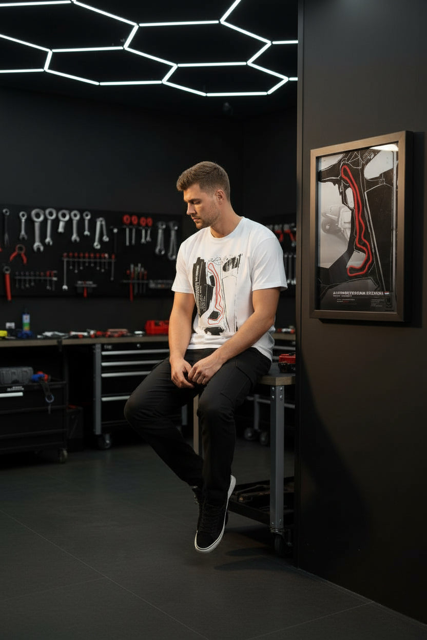 Race Track T-Shirt + 3D Race Track Wall Art