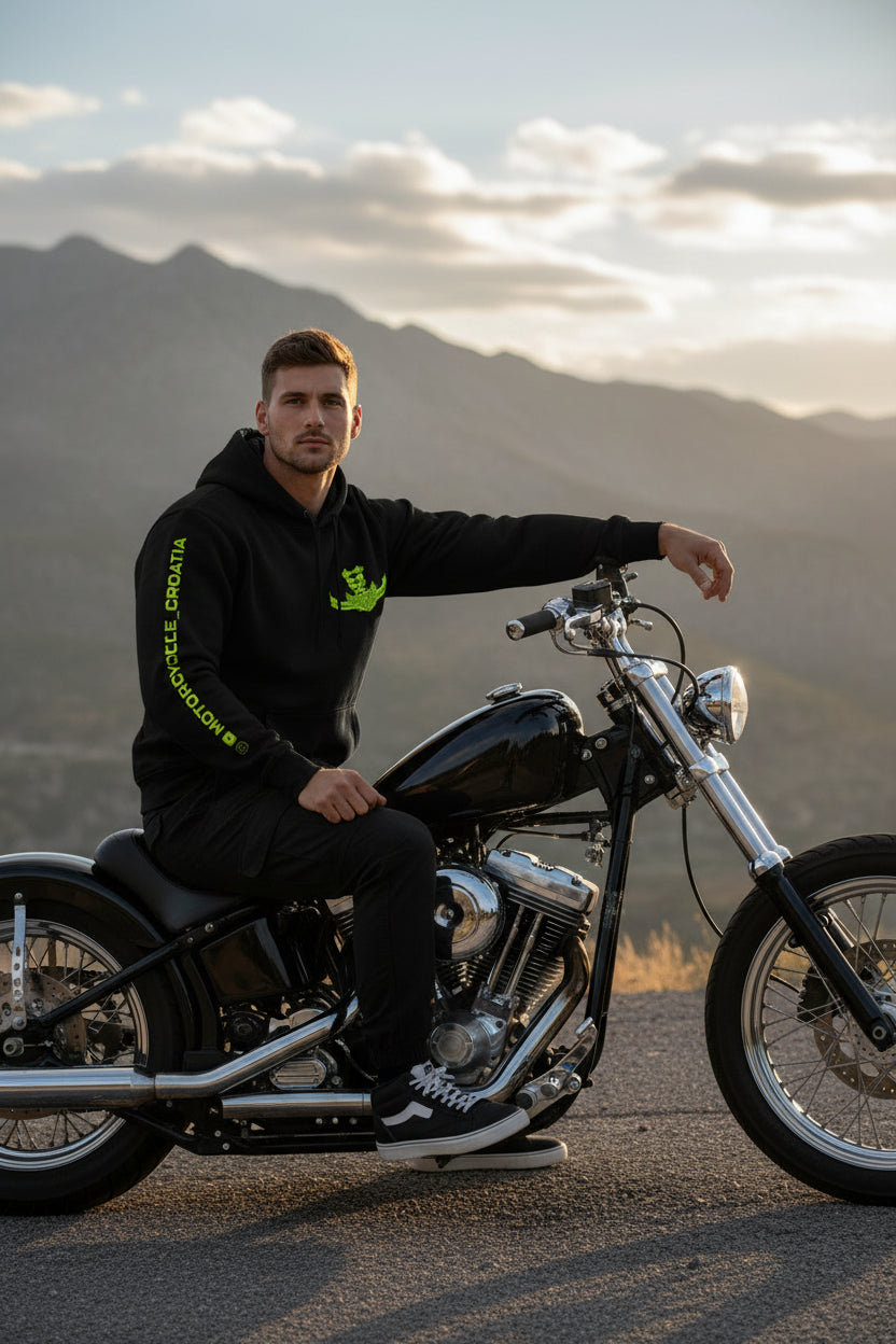 Motorcycle Croatia Hoodie