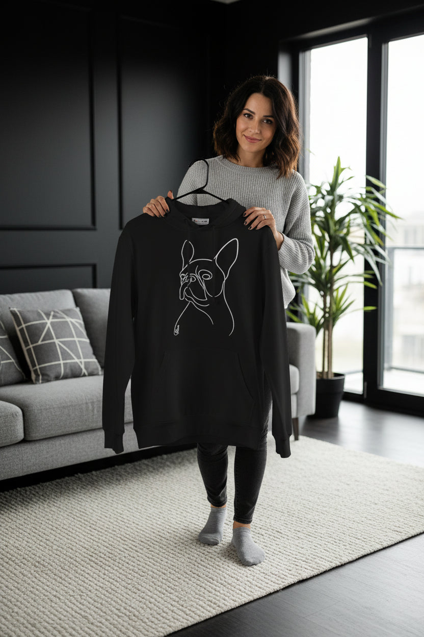 Line Art Pet Hoodie - Custom