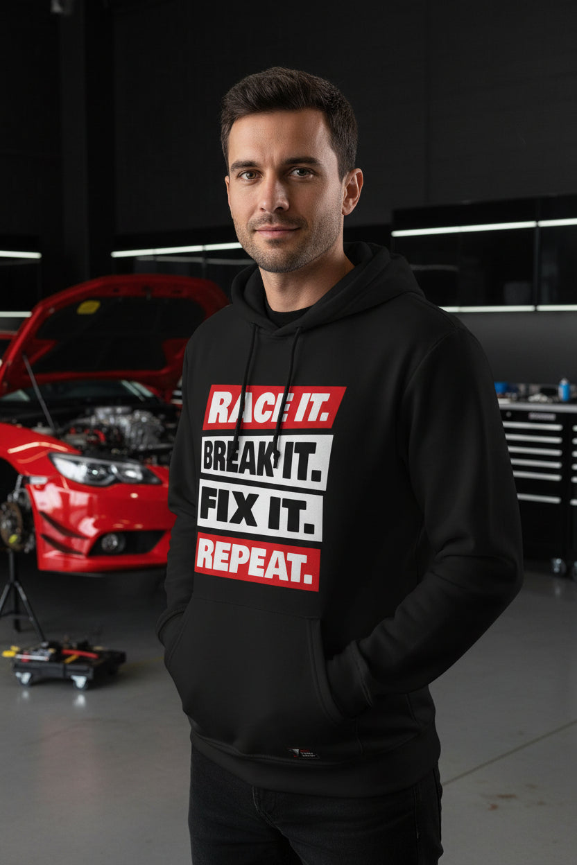 Race It Brake It Hoodie
