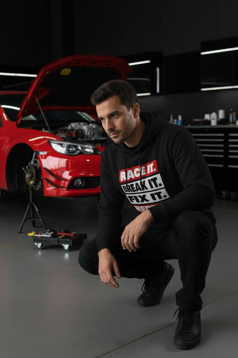 Race It Brake It Hoodie