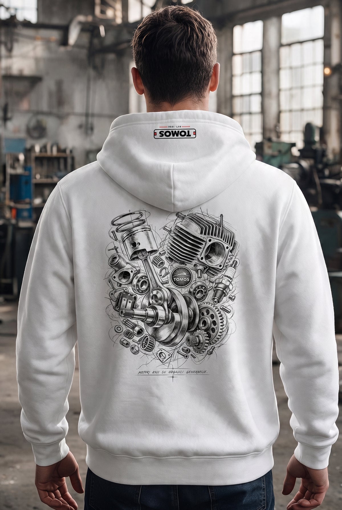 Tomos Engine Hoodie